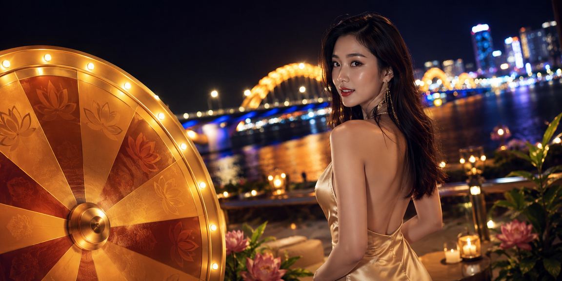 Người tham gia rút thăm may mắn tại bãi biển Đà Nẵng với điện thoại thông minh